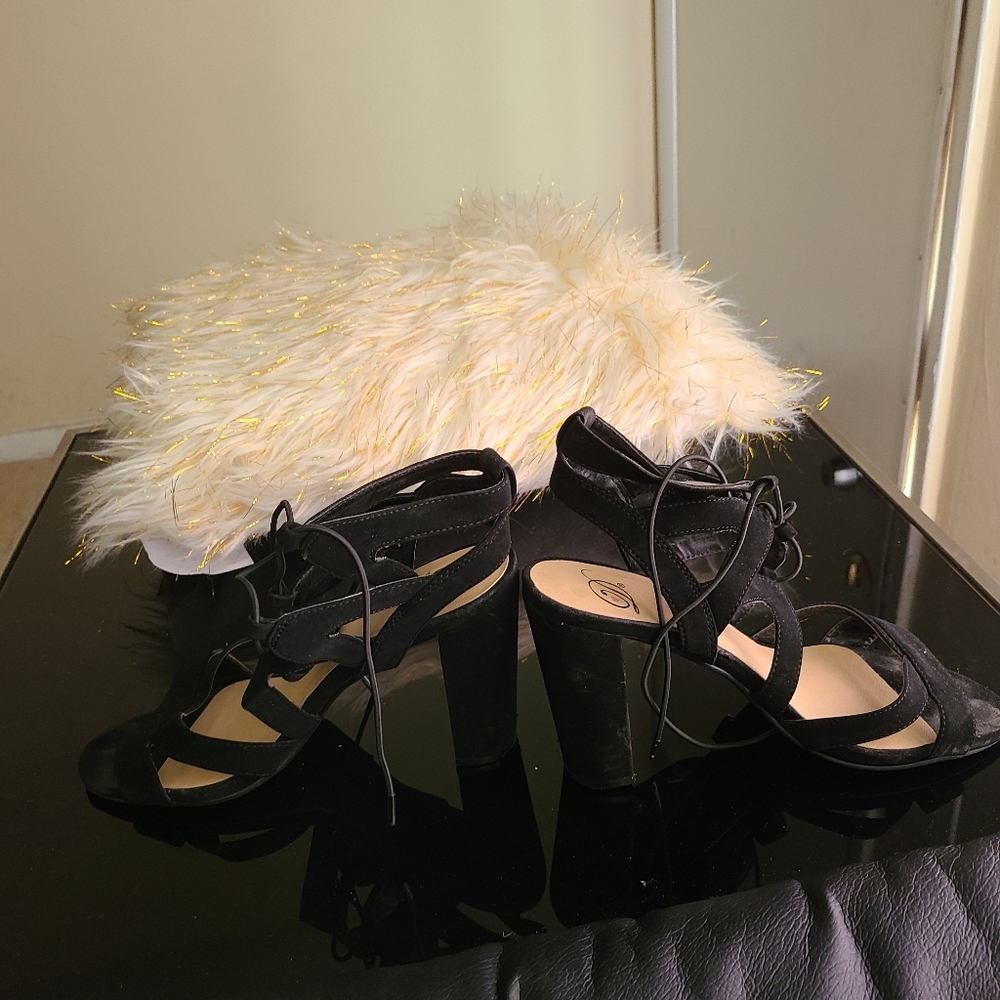 Lace up sandals